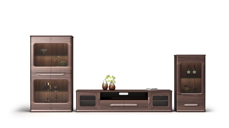 意式風范系列家具：組合柜（高柜HM-01A電視柜HM-01B矮柜HM-01C）