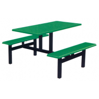 萬(wàn)昌家具：四人位條凳餐桌W-36#