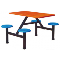 萬(wàn)昌家具：四人位圓凳餐桌W-35#
