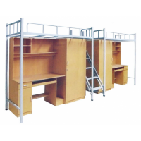 萬昌家具：學(xué)生公寓床（鋼木結(jié)構(gòu)）W-23#