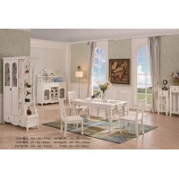 格爾登堡現代美式家具：餐臺CT061#、餐椅CY62#