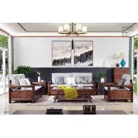 木郎輕奢家具：沙發(fā)6832# 1+2+3 薄墊