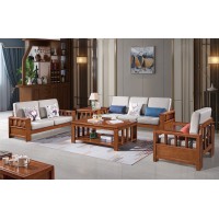 長城橡木客廳系列家具：沙發(fā)020#（1+2+3）