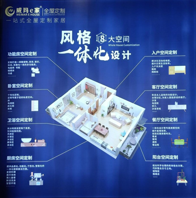 點擊打開原圖 威瑪e家全屋定制家具