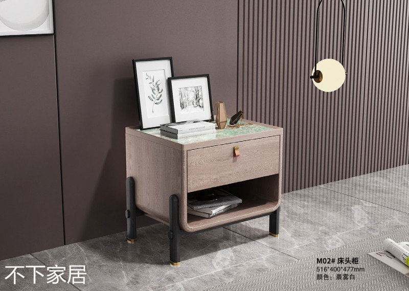 江西南康不下家居現代摩登紅橡木家具8