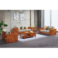 百福源康金絲檀木家具：8893#沙發