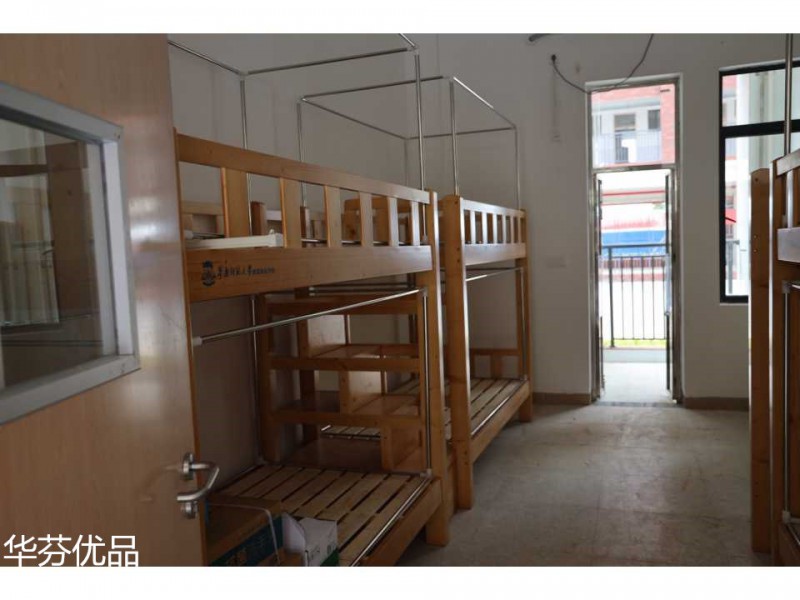 學(xué)校、部隊(duì)、科研實(shí)驗(yàn)室實(shí)木家具、課桌、宿舍上下雙層床工程定制4