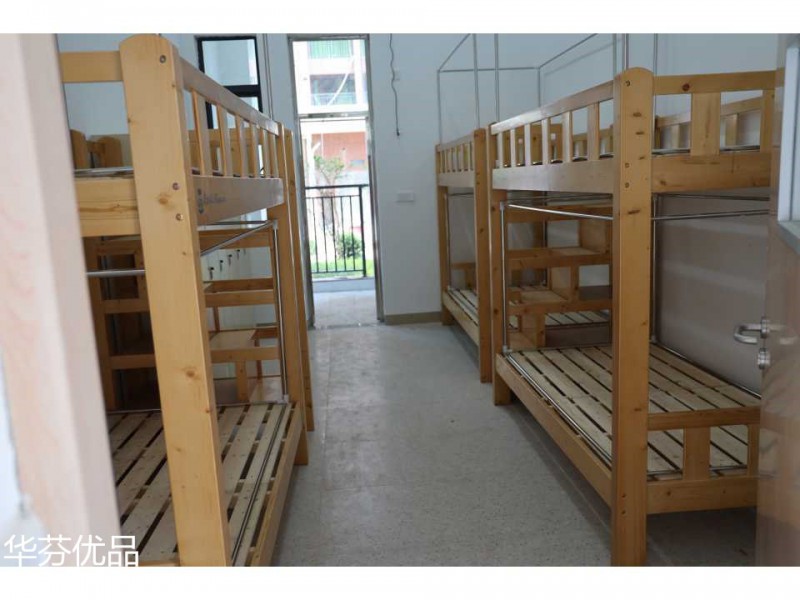 學(xué)校、部隊(duì)、科研實(shí)驗(yàn)室實(shí)木家具、課桌、宿舍上下雙層床工程定制5