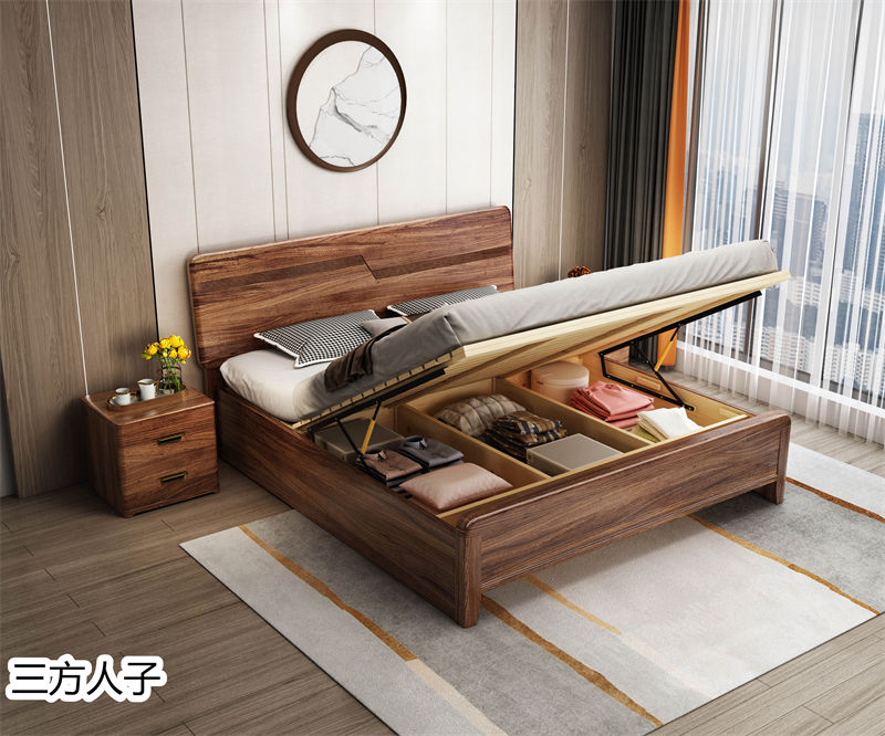三方人子現(xiàn)代極簡風(fēng)格烏金木家具57