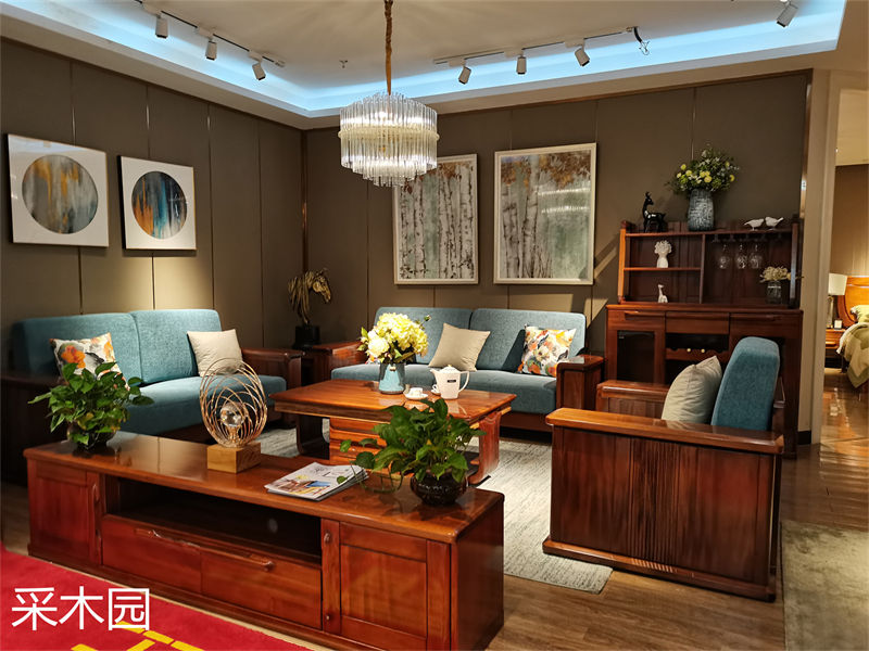 采木園·誰最美 新德式金絲檀木家具展廳實拍2