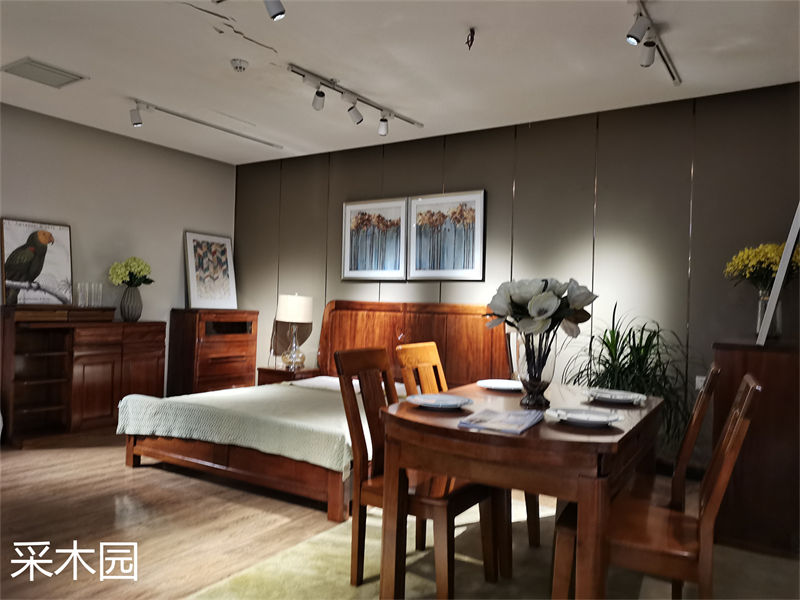 采木園·誰最美 新德式金絲檀木家具展廳實拍13