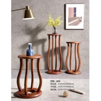 安德穩(wěn)南美胡桃木木蠟油原木家具：花架A6#