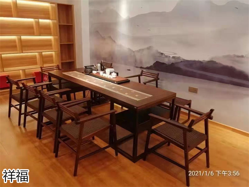 祥福竹家具辦公空間、茶空間、康養民宿、音樂館、大劇院茶藝館，書畫、國學、插花桌椅工程定制廠家