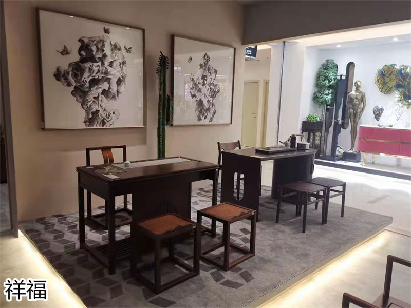 祥福竹家具辦公空間、茶空間、康養民宿、音樂館、大劇院茶藝館，書畫、國學、插花桌椅工程定制廠家