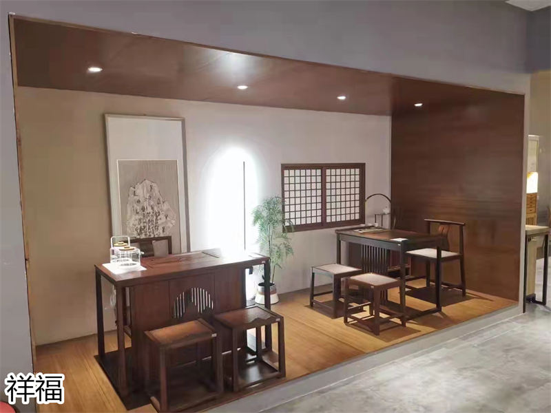 祥福竹家具辦公空間、茶空間、康養民宿、音樂館、大劇院茶藝館，書畫、國學、插花桌椅工程定制廠家