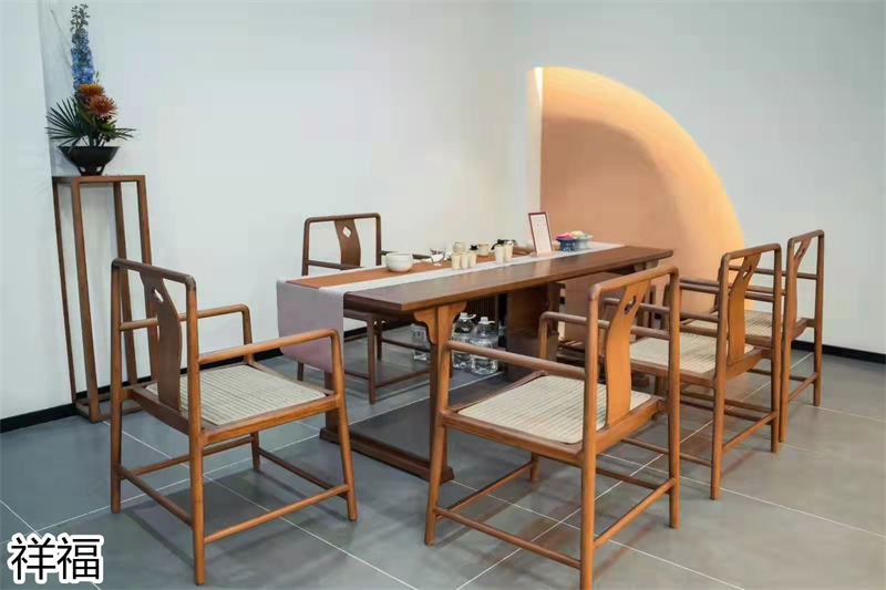 祥福竹家具辦公空間、茶空間、康養民宿、音樂館、大劇院茶藝館，書畫、國學、插花桌椅工程定制廠家