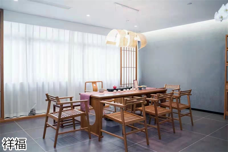 祥福竹家具辦公空間、茶空間、康養民宿、音樂館、大劇院茶藝館，書畫、國學、插花桌椅工程定制廠家