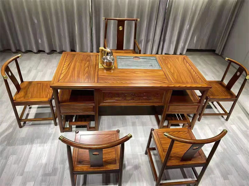 宏亮家具 古典實木茶臺茶桌