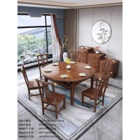 衛(wèi)府里新中式家具：跳臺CZ611、餐椅CY611