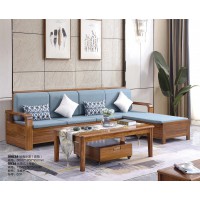 匯壹尊品烏金木家具：9903#轉(zhuǎn)角沙發(fā)（高箱）