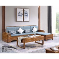 匯壹尊品烏金木家具：9908#轉(zhuǎn)角沙發(fā)（高箱）