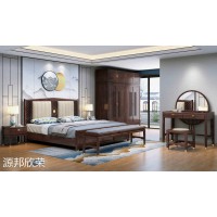 源邦欣榮極簡新中式家具，南康紅橡家具廠家，江西新中式北美紅橡套房招商
