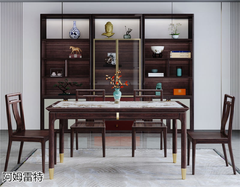 阿姆雷特金絲檀木新中式家具