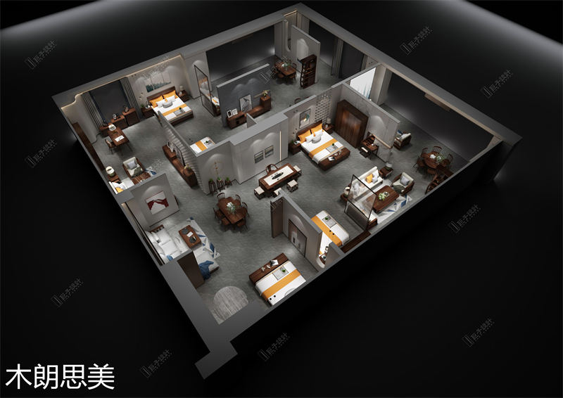 宏星緣 現慕家居 木朗思美家具展廳效果圖