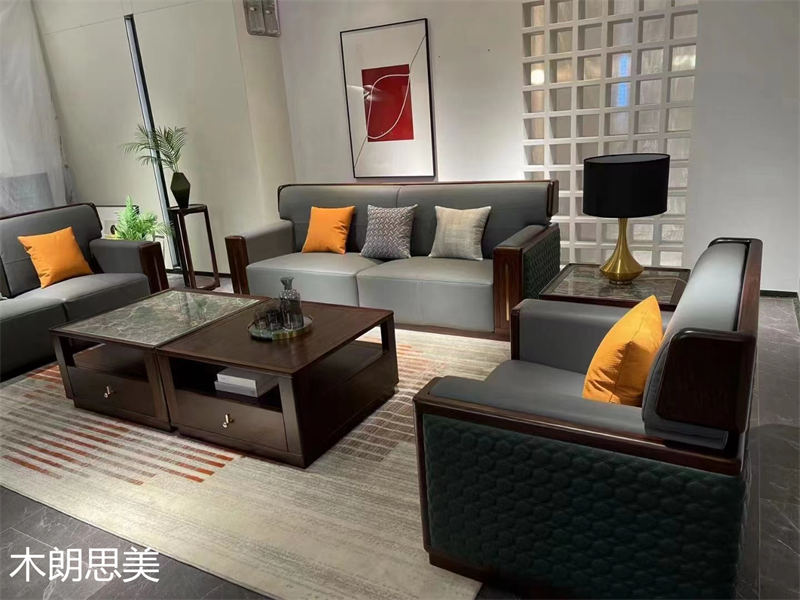 現慕家居 木朗思美 輕奢新中式黑檀木(烏金木)家具展廳實拍
