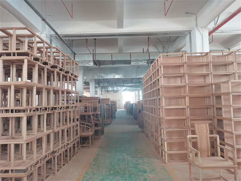 悅?cè)f邦家具工廠實拍