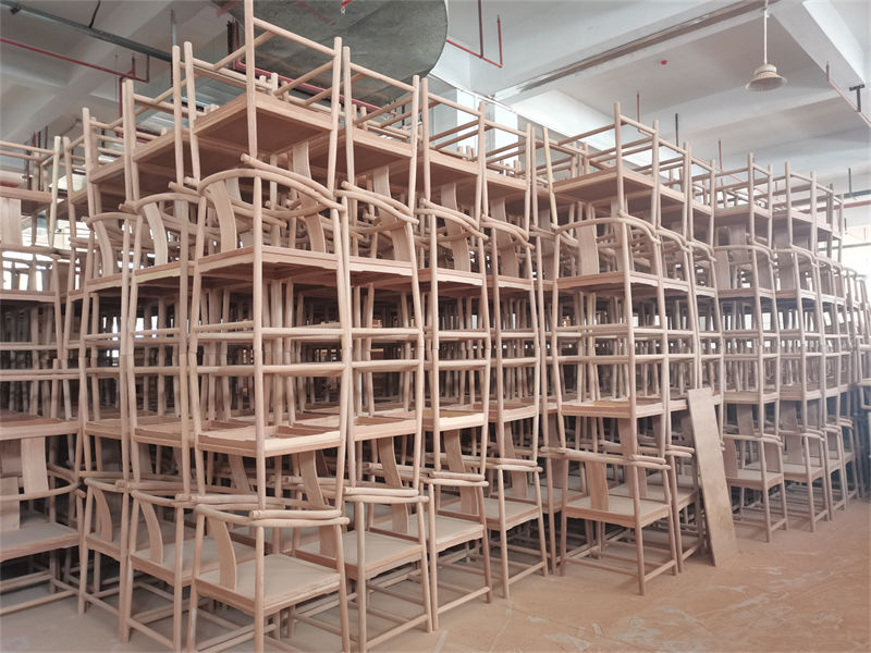 悅?cè)f邦家具工廠實拍