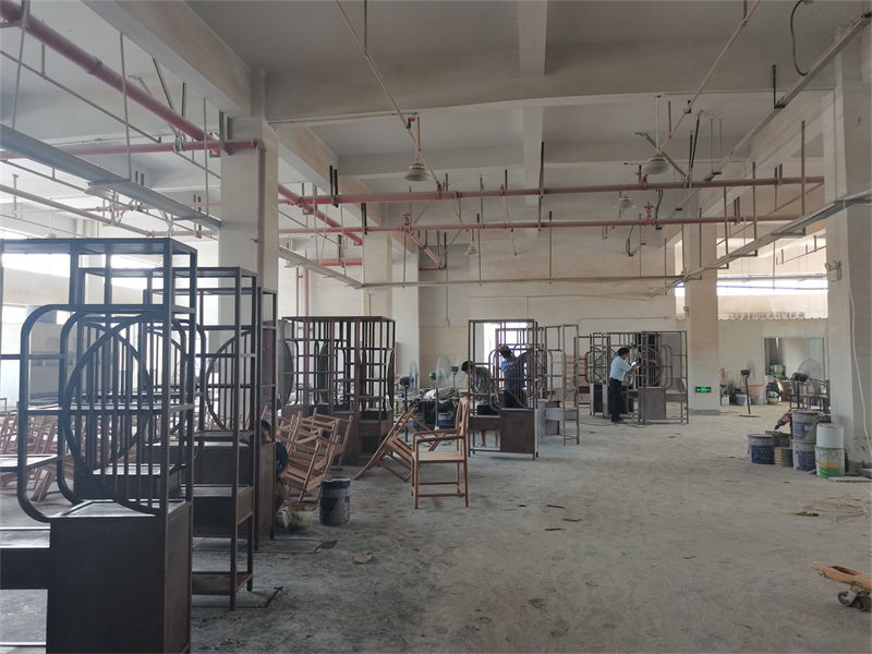 悅?cè)f邦家具工廠實拍