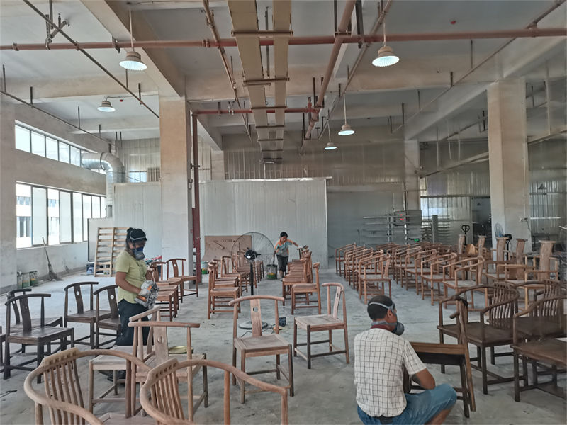 悅?cè)f邦家具工廠實拍