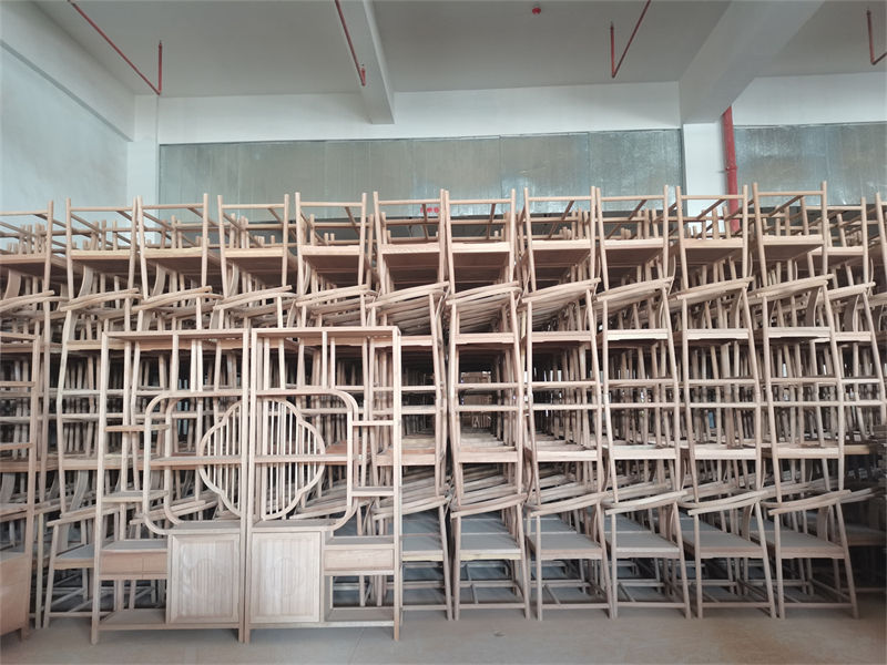 悅?cè)f邦家具工廠實拍