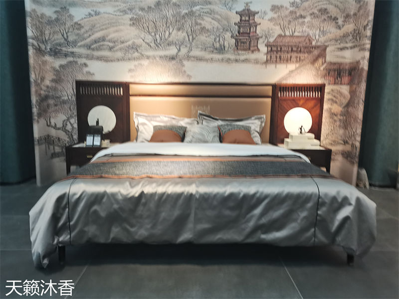 世紀(jì)豪軒·天籟沐香 蘭亭韻-悅系列時尚輕奢新中式風(fēng)格愛里古夷蘇木家具展廳實(shí)拍