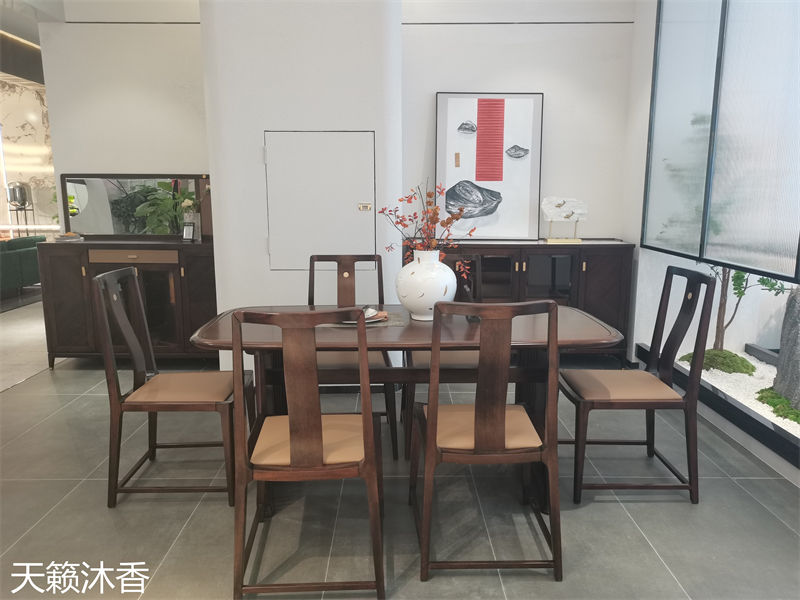 世紀(jì)豪軒·天籟沐香 蘭亭韻-悅系列時尚輕奢新中式風(fēng)格愛里古夷蘇木家具展廳實(shí)拍