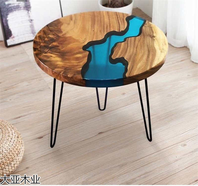 設計師藝術創(chuàng)意實木樹脂家具