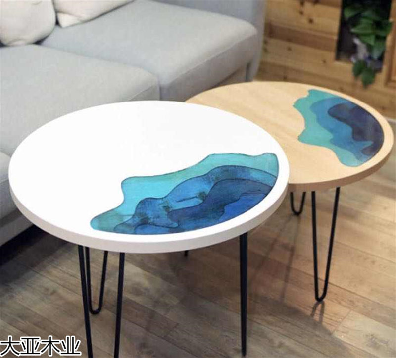 設計師藝術創(chuàng)意實木樹脂家具