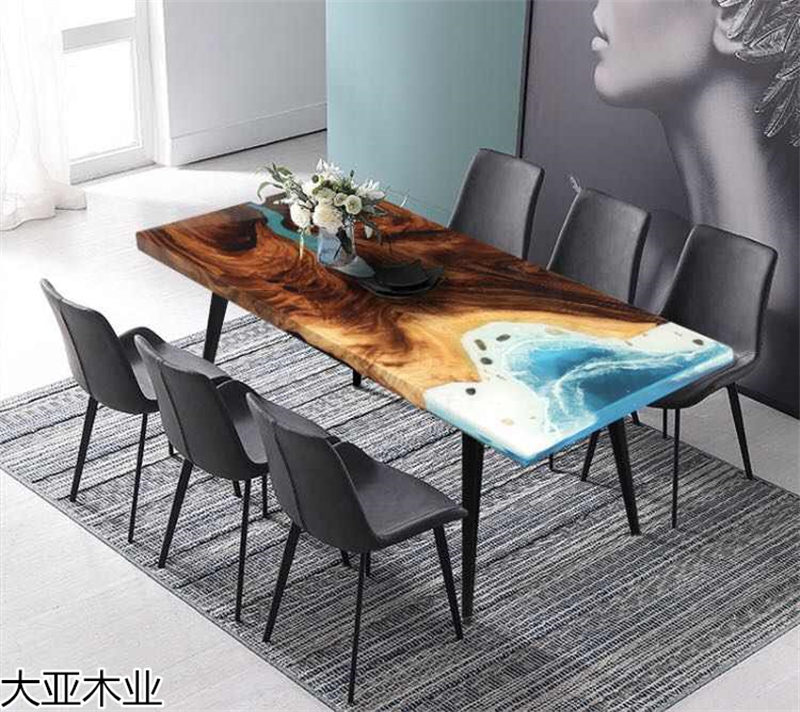 設計師藝術創(chuàng)意實木樹脂家具