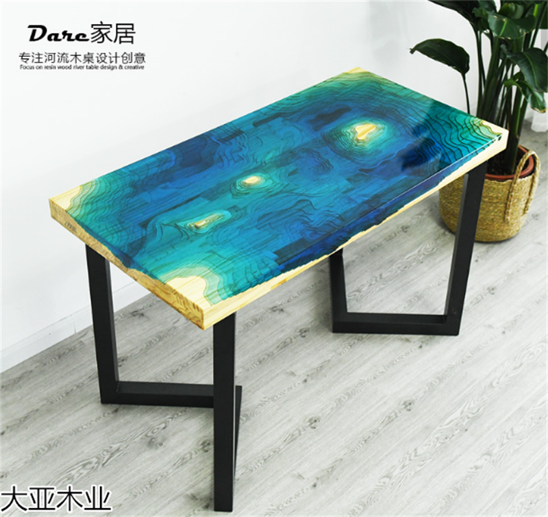 設計師藝術創(chuàng)意實木樹脂家具
