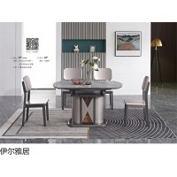 伊爾雅居巖板家具，江西南康巖板餐桌椅、茶幾、電視柜招商，鑫創(chuàng)家緣家具生產(chǎn)廠家