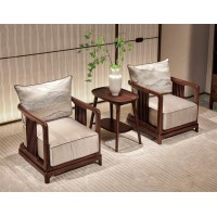 昌龍禾運(yùn)新中式烏金木1-214#休閑椅、1-2210#休閑幾