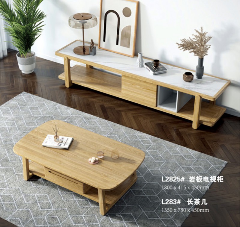 L2825#巖板電視柜、L283#長(zhǎng)茶幾