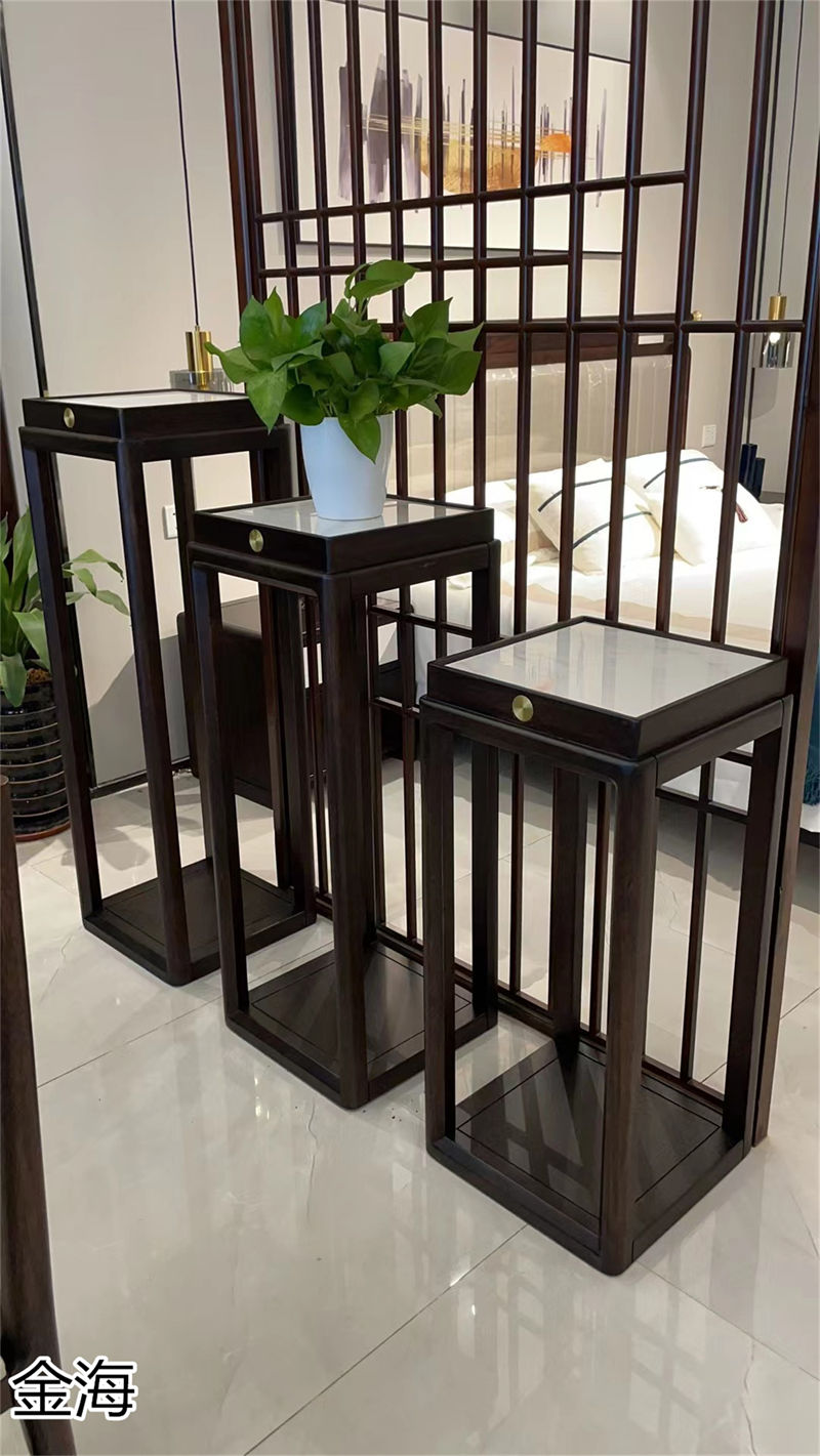 金海家具·云端 輕奢新中式黑胡桃家具產品實拍