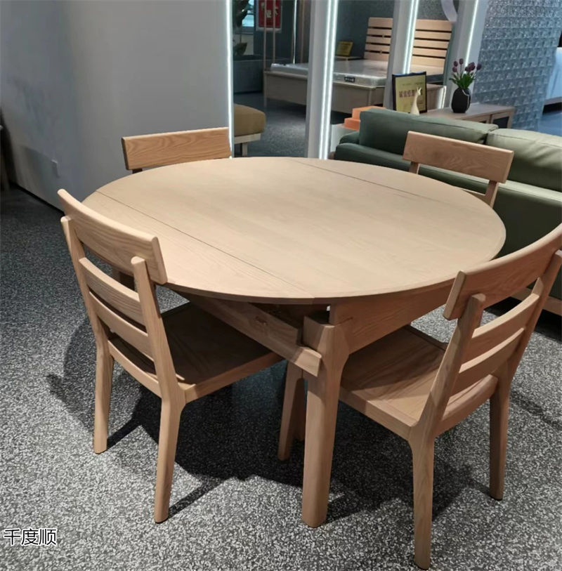 千度順奶油風白蠟木家具
