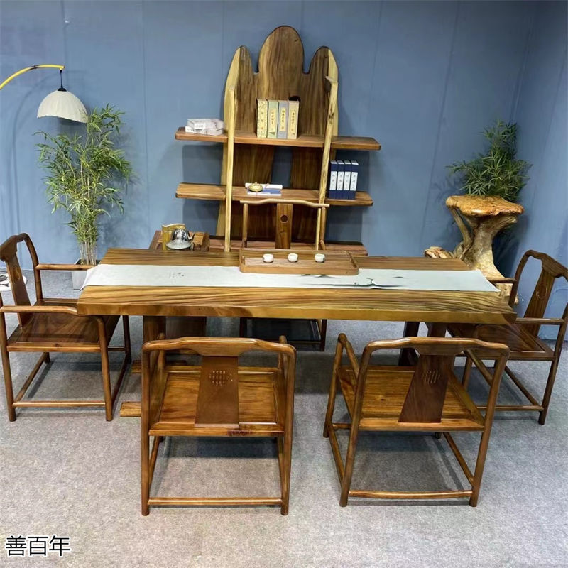 善百年原木大板茶臺(tái)