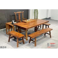 南康原木大板,江西南美胡桃木、奧坎、剛果花梨木、烏金木大板茶臺(tái),善百年大板廠家