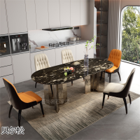 南康奢石家具、大理石家具，江西奢石餐桌、茶幾、茶臺(tái)，貝爾松(典尚)奢石家具廠家