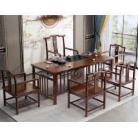 衛(wèi)府里新中式烏金木CT618-16茶臺、CY621主椅、CY622副椅